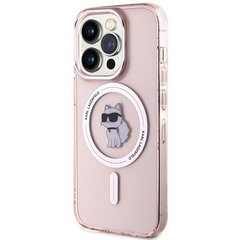 Karl Lagerfeld KLHMP15XHFCCNOP iPhone 15 Pro Max 6.7" różowy|pink hardcase IML Choupette MagSafe цена и информация | Чехлы для телефонов | kaup24.ee