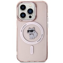 Karl Lagerfeld KLHMP15XHFCCNOP iPhone 15 Pro Max 6.7" różowy|pink hardcase IML Choupette MagSafe цена и информация | Чехлы для телефонов | kaup24.ee