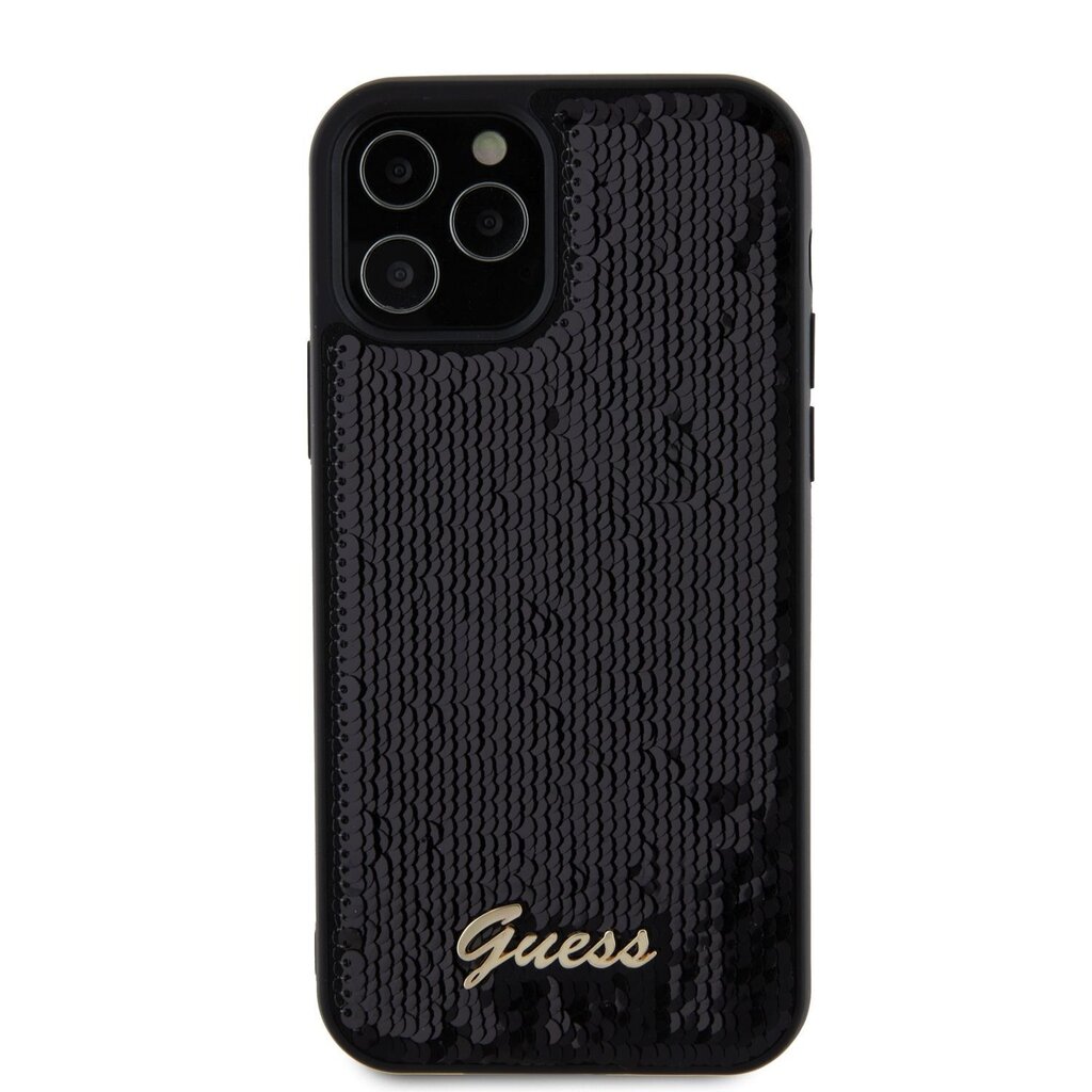 CG Mobile Guess Sequin Script Logo Case GUHCP12MPSFDGSK hind ja info | Telefoni kaaned, ümbrised | kaup24.ee