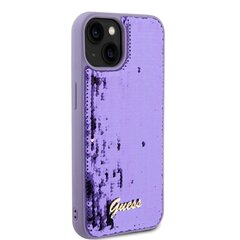 Guess Sequin Script Logo Case for iPhone 13 Purple цена и информация | Чехлы для телефонов | kaup24.ee