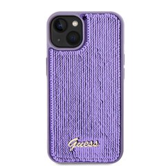 Guess Sequin Script Logo Case for iPhone 13 Purple цена и информация | Чехлы для телефонов | kaup24.ee