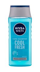 Šampoon normaalsetele ja rasustele juustele Nivea Men Cool meestele 250 ml hind ja info | Šampoonid | kaup24.ee