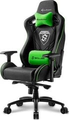 Sharkoon Skiller игровой стул SGS4, черный / зеленый цена и информация | Офисные кресла | kaup24.ee