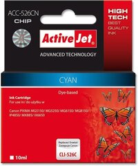 Activejet ACC-526CN (Canon CLI-526C), синий цена и информация | Картриджи для струйных принтеров | kaup24.ee