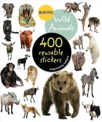 Eyelike Stickers: Wild Animals hind ja info | Noortekirjandus | kaup24.ee