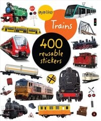 Eyelike Stickers: Trains hind ja info | Noortekirjandus | kaup24.ee