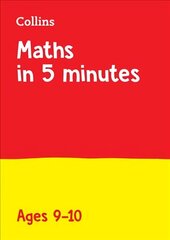 Maths in 5 Minutes a Day Age 9-10: Ideal for Use at Home hind ja info | Noortekirjandus | kaup24.ee