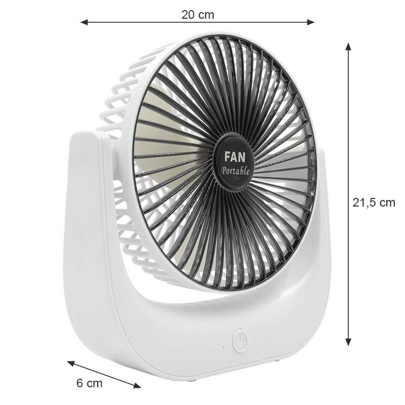USB juhtmevaba ventilaator NN WP2 BK hind ja info | Ventilaatorid | kaup24.ee