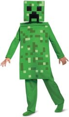 Kostüüm Minecraft Halloween Creeper maskeering 137-149 cm (10-12 aastat) hind ja info | Karnevali kostüümid | kaup24.ee