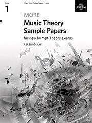 More Music Theory Sample Papers, ABRSM Grade 1 цена и информация | Книги об искусстве | kaup24.ee