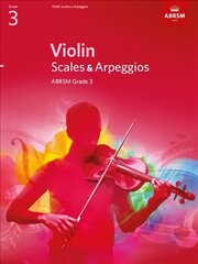 Violin Scales & Arpeggios, ABRSM Grade 3: from 2012 цена и информация | Книги об искусстве | kaup24.ee