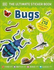 Ultimate Sticker Book Bugs hind ja info | Väikelaste raamatud | kaup24.ee