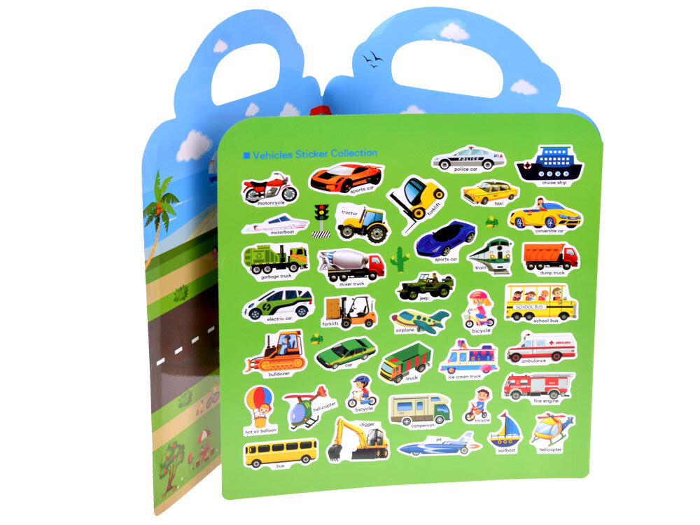 Kleebisalbum, sõidukid hind ja info | Arendavad mänguasjad | kaup24.ee