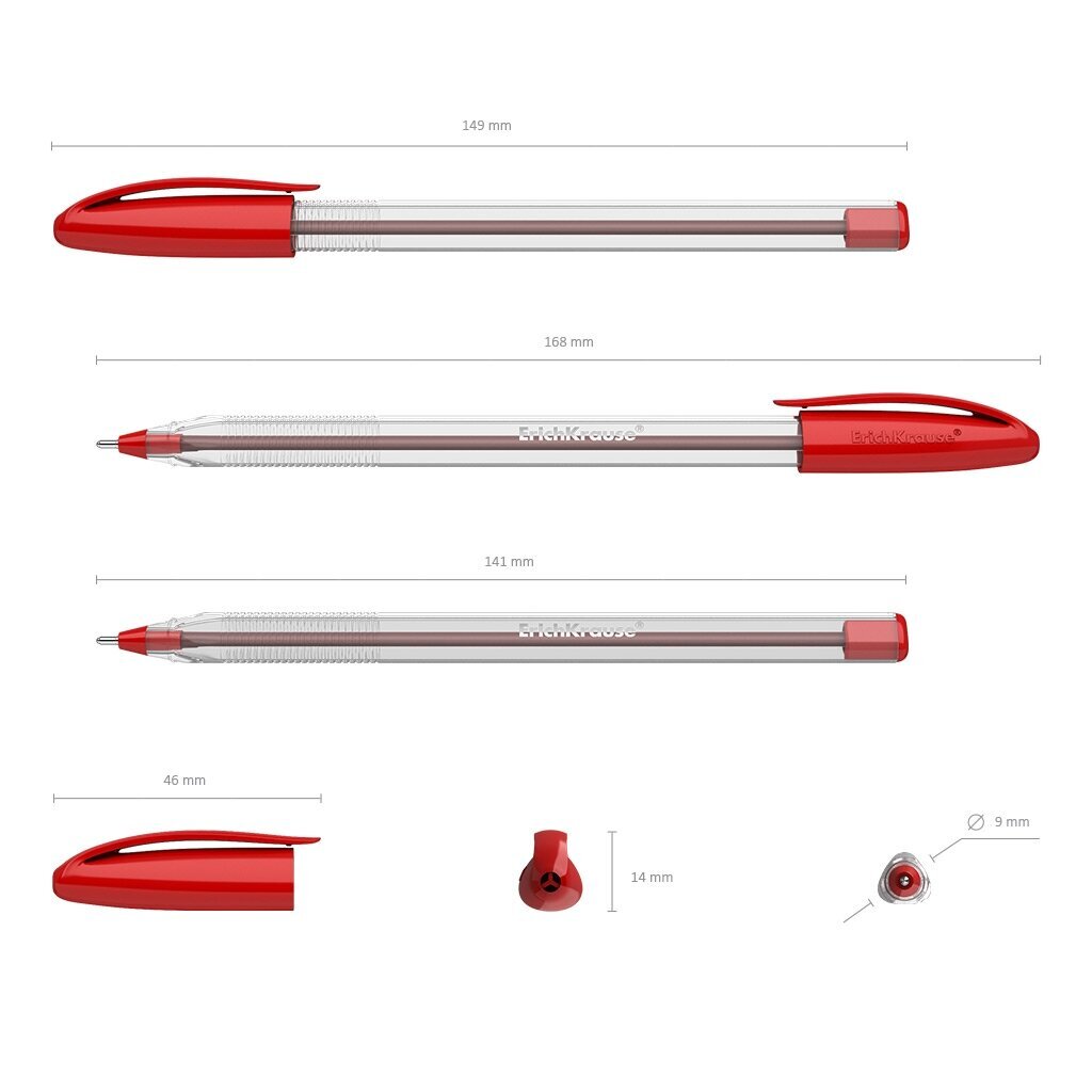 Pastapliiats Ultra Glide U-108 Classic Stick 1.0, punane цена и информация | Kirjutusvahendid | kaup24.ee