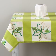 Laudlina Patio Green Flower A025-02HB, 120 x 80 cm цена и информация | Скатерти, салфетки | kaup24.ee