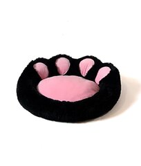 Лежак для собаки GoGift pawpaw, разные размеры, черный/розовый цена и информация | Лежаки, домики | kaup24.ee