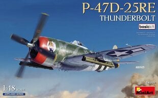 Miniart - Republic P-47D-25RE Thunderbolt Basic Kit, 1/48, 48009 цена и информация | Склеиваемые модели | kaup24.ee