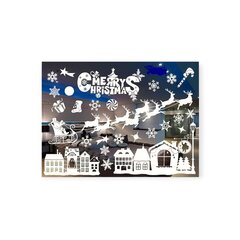 Новогодние наклейки на окна 2 шт., 50 х 35 см. цена и информация | Рождественские украшения | kaup24.ee