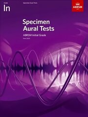 Specimen Aural Tests, Initial Grade: with audio hind ja info | Kunstiraamatud | kaup24.ee