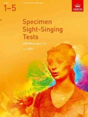 Specimen Sight-Singing Tests, Grades 1-5, Grades 1-5 hind ja info | Kunstiraamatud | kaup24.ee