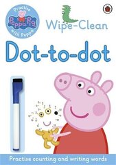 Peppa Pig: Practise with Peppa: Wipe-clean Dot-to-Dot цена и информация | Книги для малышей | kaup24.ee