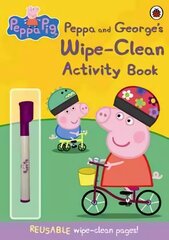 Peppa Pig: Peppa and George's Wipe-Clean Activity Book цена и информация | Книги для малышей | kaup24.ee