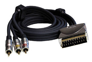 Profigold PGV722 3xRCA-Scart 1,5m hind ja info | Kaablid ja juhtmed | kaup24.ee