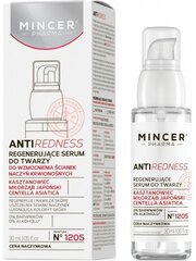 Taastav näoseerum Mincer Pharma Anti-Redness 1205 30 ml цена и информация | Сыворотки для лица, масла | kaup24.ee