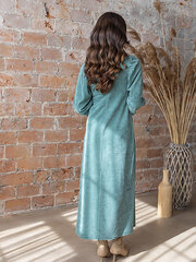 Длинное велюровое платье Lega SKZ156, морской зеленый цена и информация | Платье | kaup24.ee