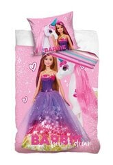 Комплект детского постельного белья Barbie 150 x 210 cм, наволочка 50 x 60 cм цена и информация | Детское постельное бельё | kaup24.ee