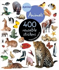 Eyelike Stickers: Animals hind ja info | Väikelaste raamatud | kaup24.ee