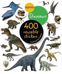 Eyelike Stickers: Dinosaurs цена и информация | Книги для малышей | kaup24.ee