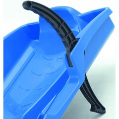 Пластиковые санки с тормозами, синие цена и информация | Санки | kaup24.ee