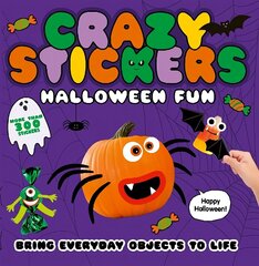 Crazy Stickers: Halloween Fun hind ja info | Väikelaste raamatud | kaup24.ee