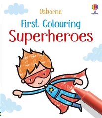 First Colouring Superheroes hind ja info | Väikelaste raamatud | kaup24.ee