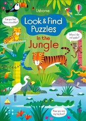 Look and Find Puzzles In the Jungle hind ja info | Väikelaste raamatud | kaup24.ee