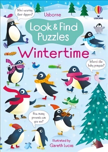 Look and Find Puzzles Wintertime hind ja info | Väikelaste raamatud | kaup24.ee