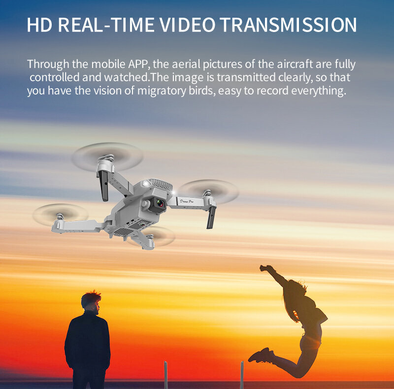 Drone E88 Pro 4k HD hind ja info | Droonid | kaup24.ee