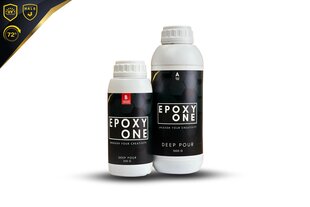 EPOXY ONE DEEP POUR 1,5KG, эпоксидная смола для заливок до 100мм, UV цена и информация | Принадлежности для изготовления украшений, бисероплетения | kaup24.ee