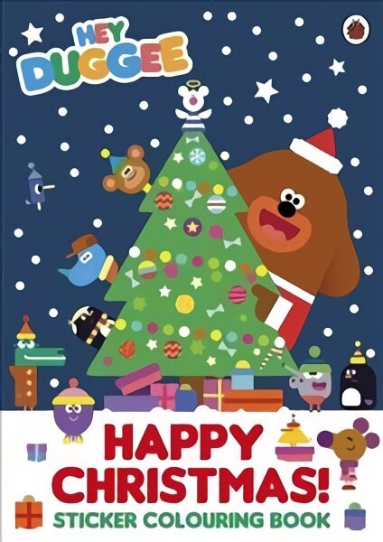 Hey Duggee: Happy Christmas! Sticker Colouring Book hind ja info | Väikelaste raamatud | kaup24.ee