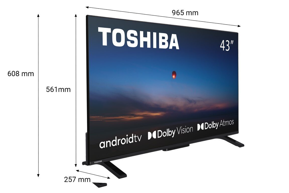 Toshiba 43UA2363DG hind ja info | Telerid | kaup24.ee