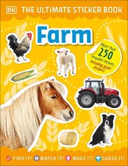 The Ultimate Sticker Book Farm hind ja info | Väikelaste raamatud | kaup24.ee