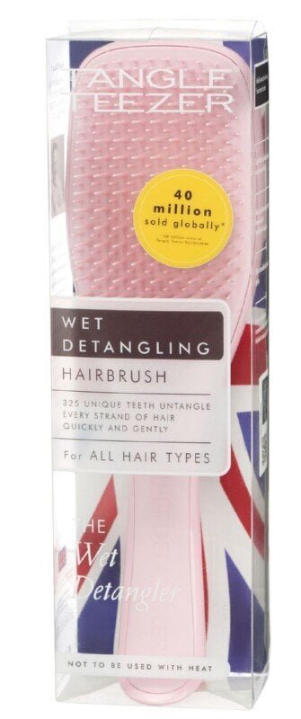 Juuksehari Tangle Teezer The Wet Detangler, Millennial Pink, 1 tk hind ja info | Juukseharjad, kammid, juuksuri käärid | kaup24.ee