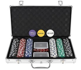 Pokkerikomplekt, 300 mängumärki hind ja info | Hasartmängud, pokker | kaup24.ee