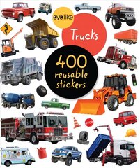 Eyelike Stickers: Trucks hind ja info | Väikelaste raamatud | kaup24.ee