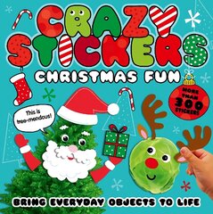 Crazy Stickers: Christmas Fun hind ja info | Väikelaste raamatud | kaup24.ee