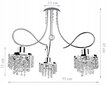 LM-Lighting rippvalgusti Tina 3 цена и информация | Laelambid | kaup24.ee