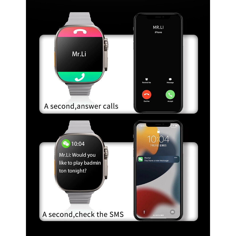 Berimax S-Watch Ultra Black hind ja info | Nutikellad (smartwatch) | kaup24.ee
