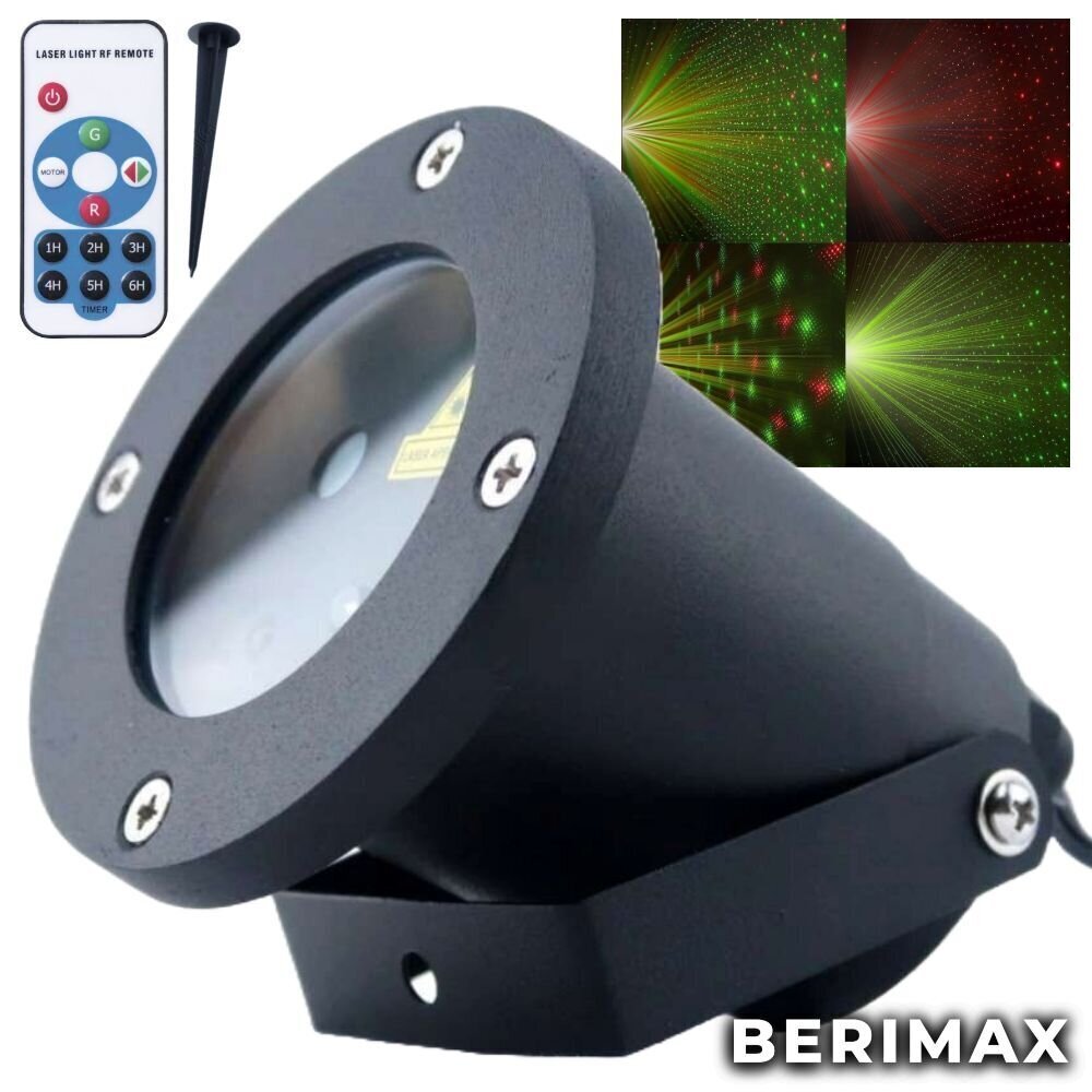 Välis-laserprojektor Berimax L05 Pro hind ja info | Peokaunistused | kaup24.ee