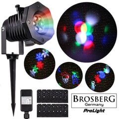 Наружный лазер Brosberg ProLight RGL 2in1 BRM_1405039 цена и информация | Праздничные декорации | kaup24.ee